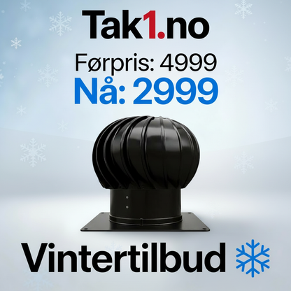 Sort Vindvifte fra tak1.no